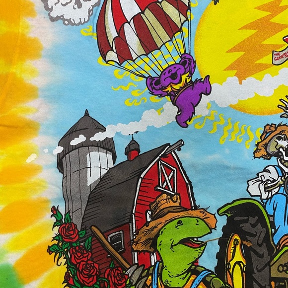 Grateful Dead Plane Airline Bears Men’s Tie Dye Shirt Available in M, L, XL, XX… - Picture 4 of 8